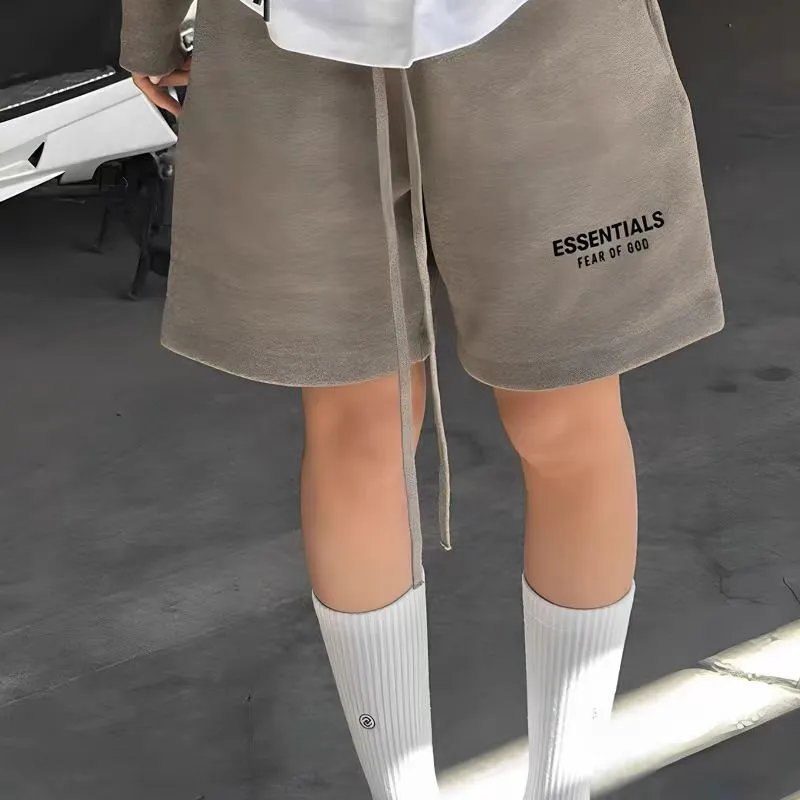 Fear Of God Essentials Gray Casual Shorts