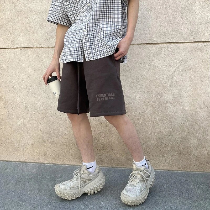 Fear Of God Essentials Brown Casual Shorts