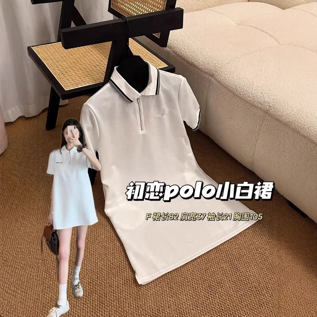 Polo White Dress Casual Style